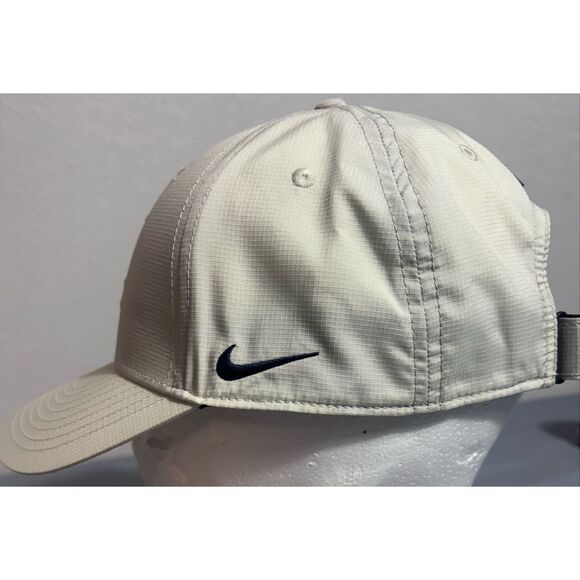 University of Arizona Nike Dri-fit Club Cap Adjustable Breathable White/Tan Hat - Picture 7 of 10